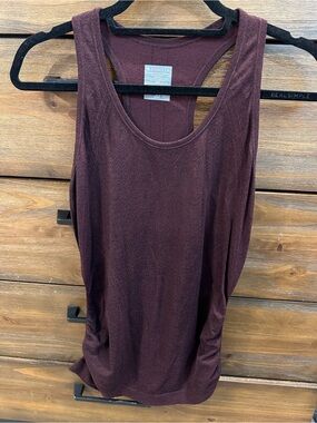 Athleta Deep Burgundy Scoop Neck Tank